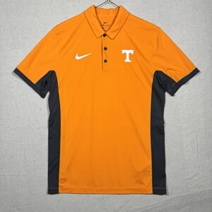 Tennessee Volunteers Nike Dri-Fit Orange Athletic Golf Polo Shirt -Men's Medium